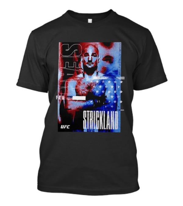 Sean Strickland UFC Fighter American Flag T-Shirt