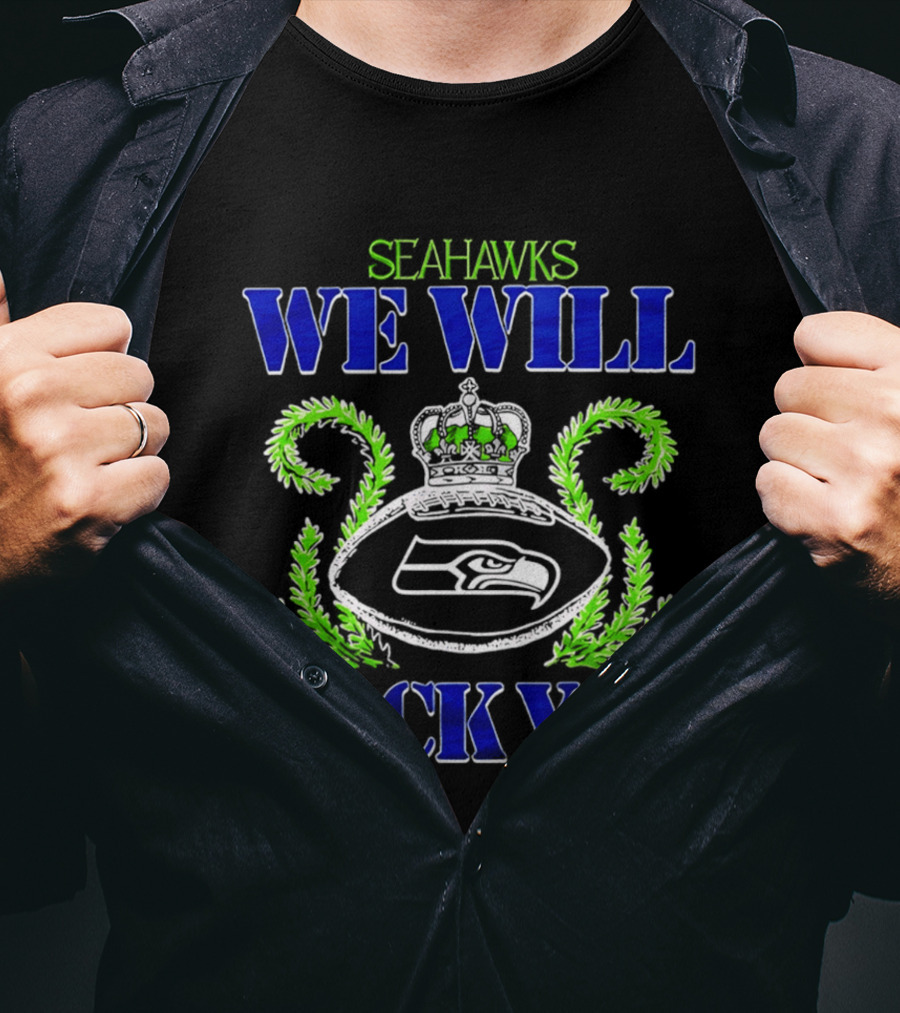 Seattle Seahawks We Will Rock You Queen 2026 T-Shirt