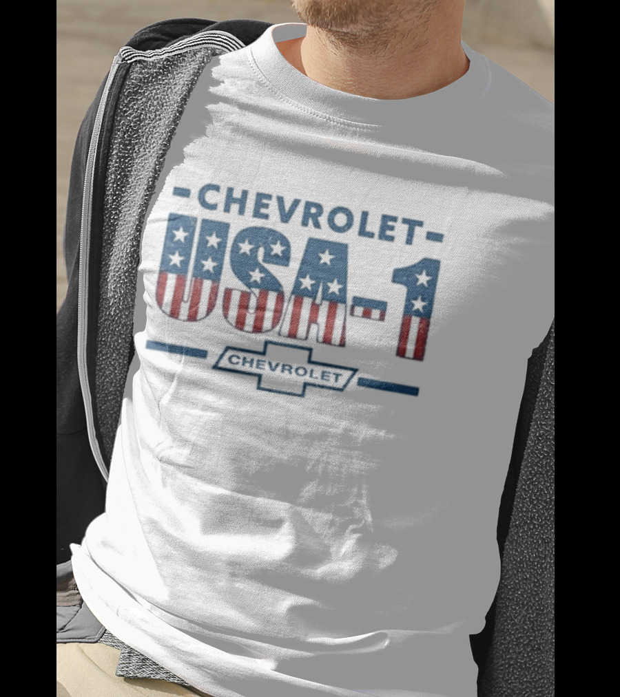 Chevrolet USA 1 American Flag Stars And Stripes T-Shirt