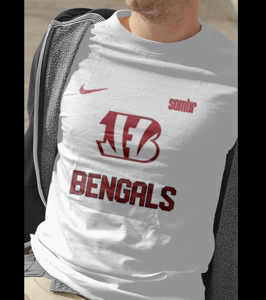 Cincinnati Bengals Nike Sombr The Late Nights And Young Romance Tour T-Shirt