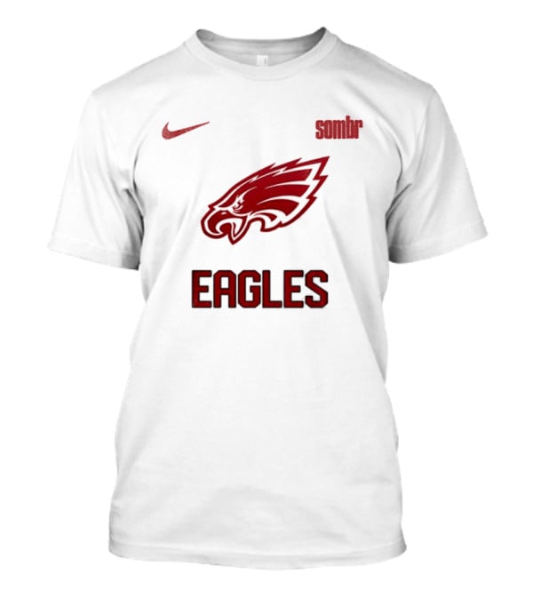 Philadelphia Eagles Sombr Nike Collaboration Late Nights Young Romance Tour T-Shirt