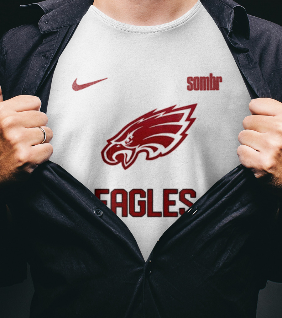 Philadelphia Eagles Sombr Nike Collaboration Late Nights Young Romance Tour T-Shirt