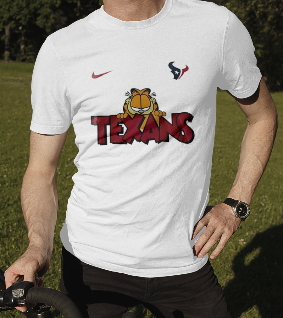 Nike Houston Texans Orange Cat Pose T-Shirt