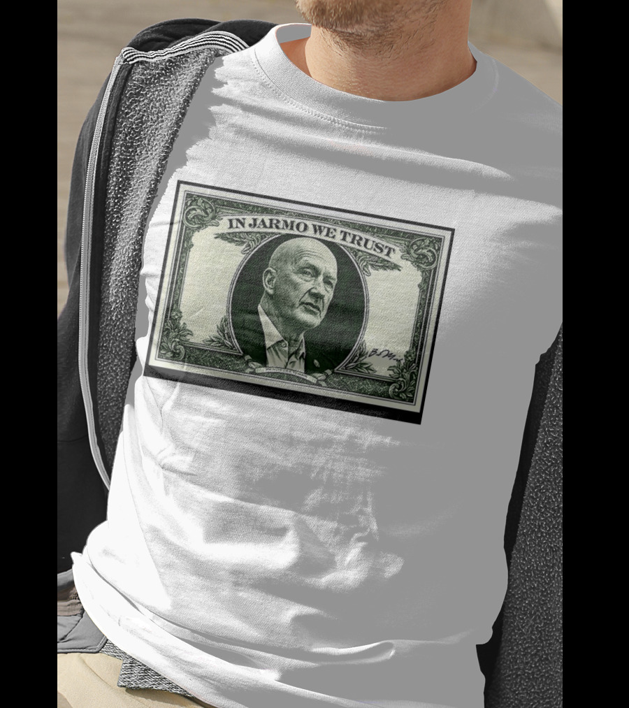 In Jarmo We Trust Dollar Bill Buffalo Sabres Jarmo Kekalainen T-Shirt