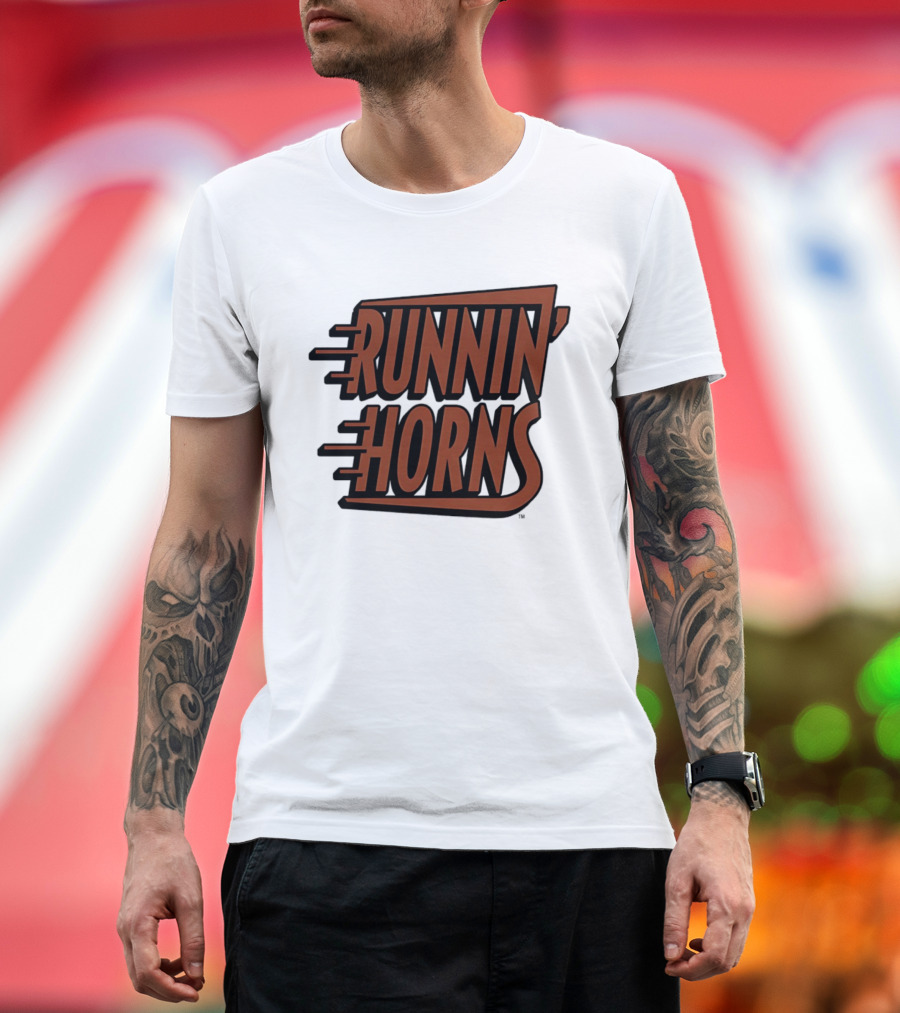 Texas Longhorns Runnin' Horns Basketball 2026 Sports Team Spirit T-Shirt