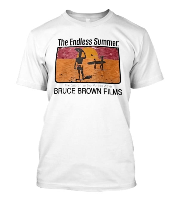 The Endless Summer The Search For The Perfect Wave Bruce Brown Films Surfers Sunset Scene T-Shirt