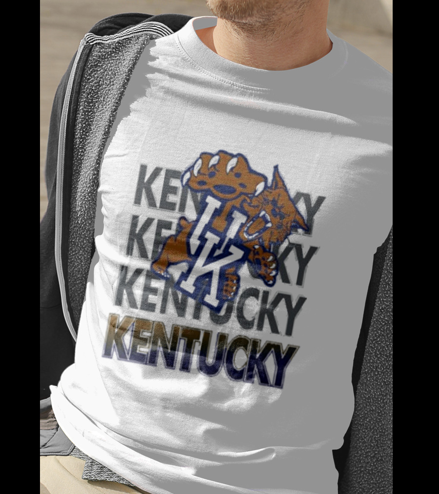 Kentucky Wildcat NCAA Stacked UK Kentucky T-Shirt