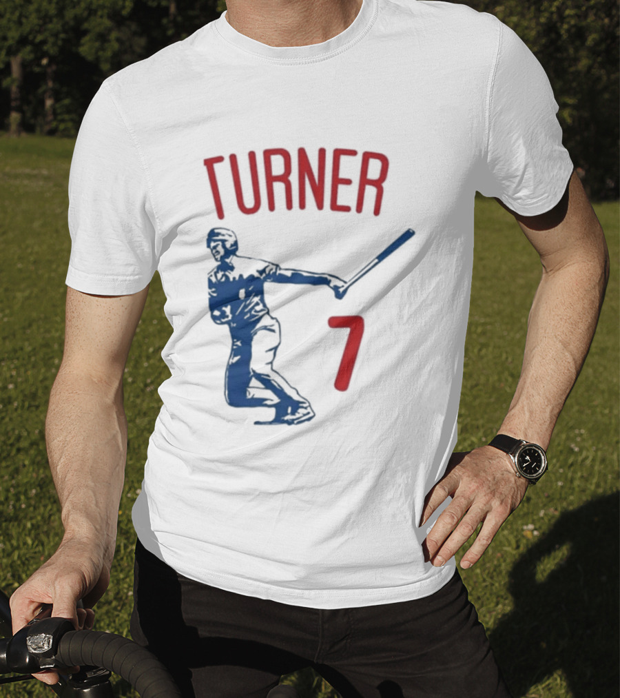 Turner Player 7 Baseball Batter T-Shirt