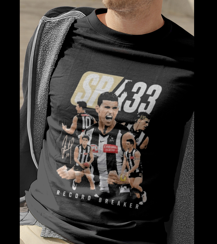 SP433 Record Breaker Emirates Footy Milestone T-Shirt