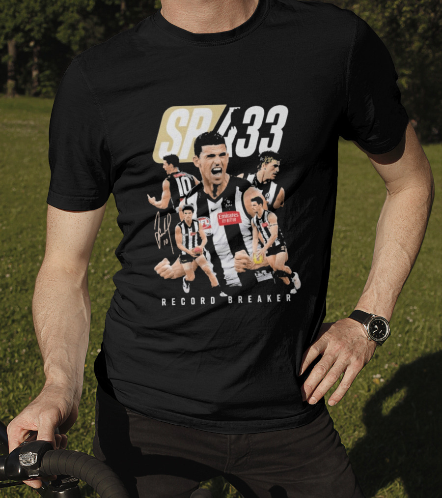 SP433 Record Breaker Emirates Footy Milestone T-Shirt