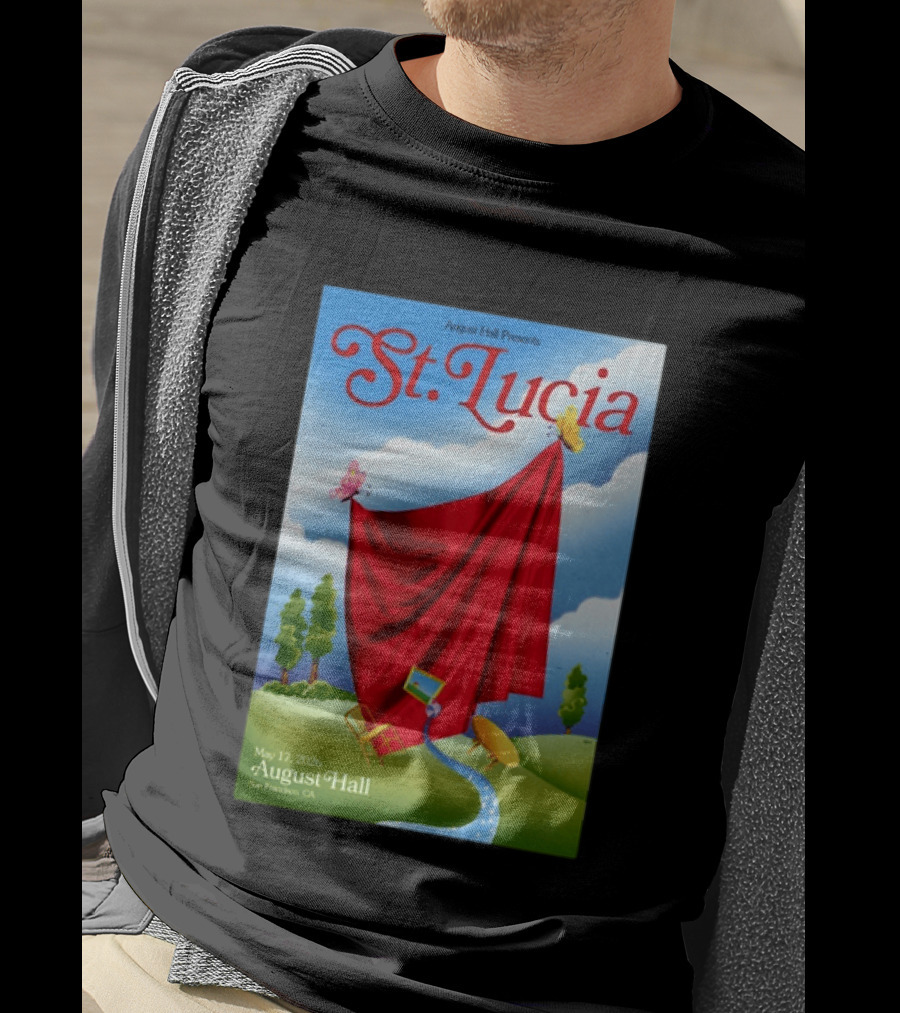 August Hall Presents St. Lucia May 17 2026 San Francisco CA T-Shirt