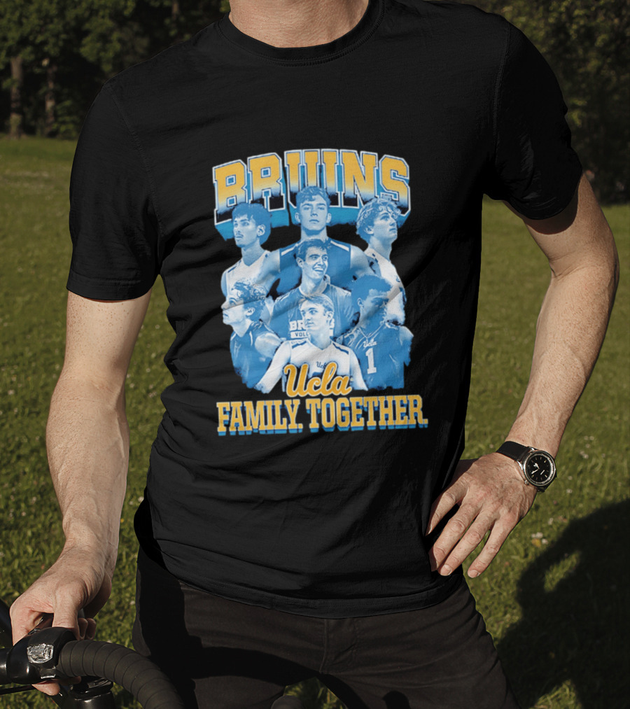 Bruins Volleyball UCLA Family Together Team Spirit T-Shirt