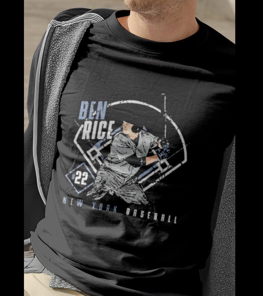 Ben Rice 22 New York Baseball T-Shirt