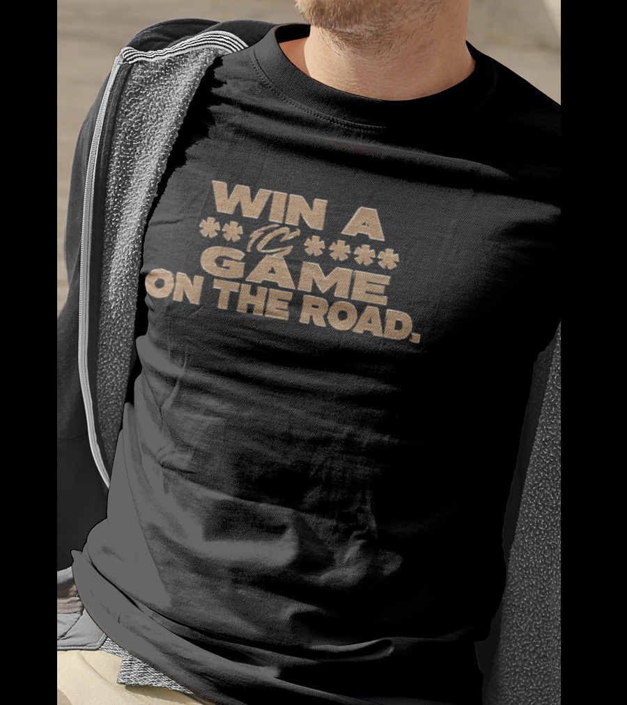 Cleveland Cavaliers Win A Game On The Road Stars T-Shirt