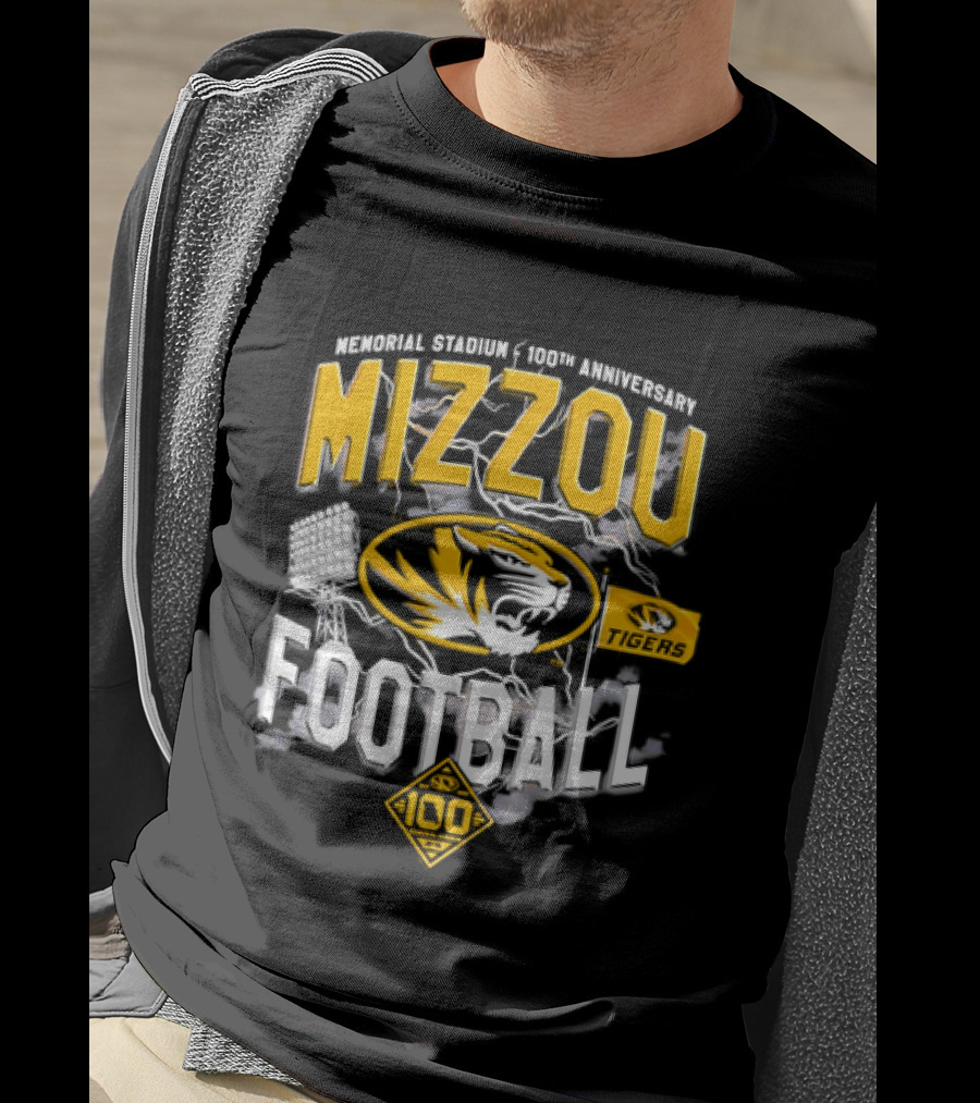 Missouri Tigers Mizzou Football 2026 Memorial Stadium 100th Anniversary T-Shirt
