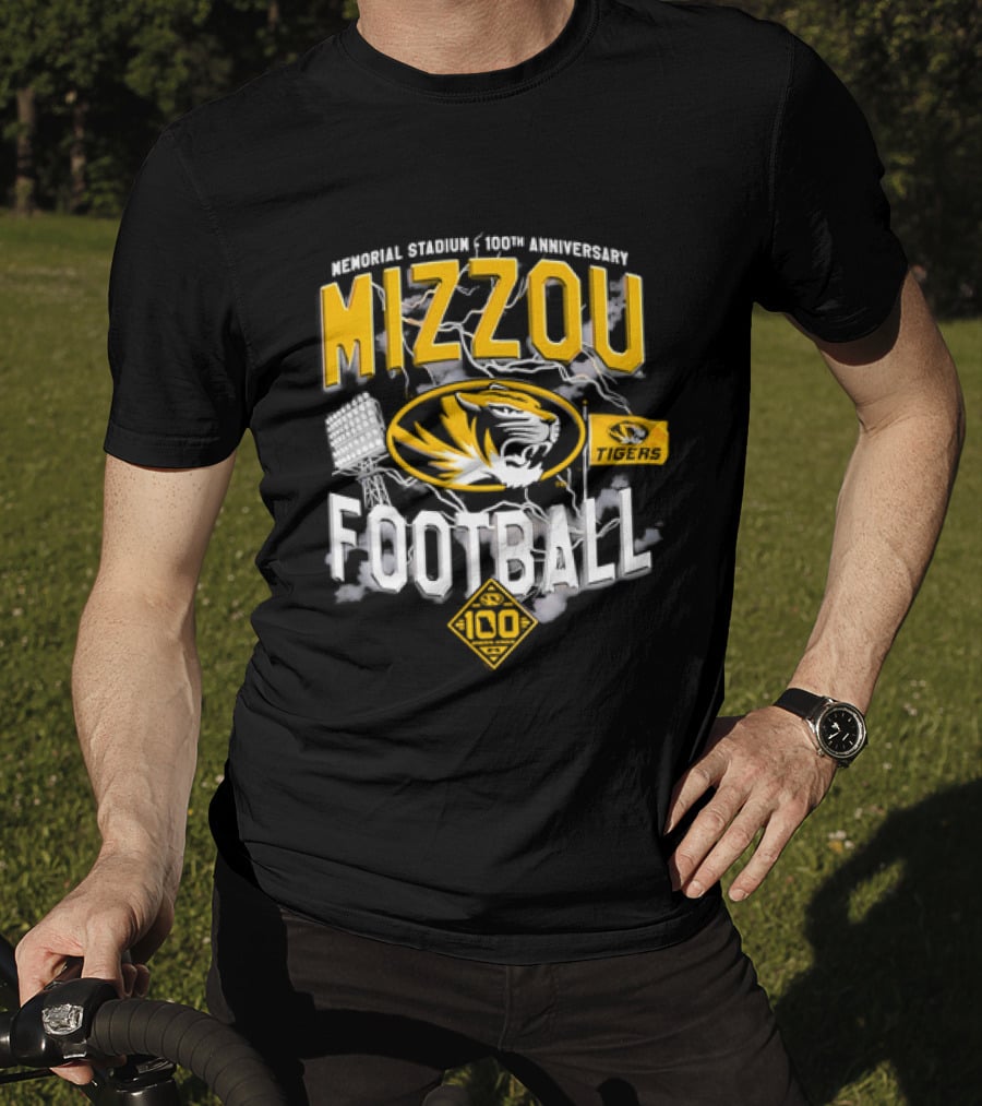 Missouri Tigers Mizzou Football 2026 Memorial Stadium 100th Anniversary T-Shirt