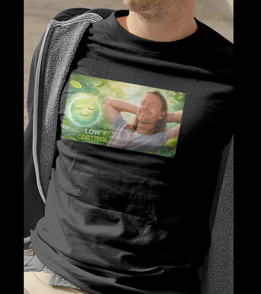 Low Cortisol Goatis 2026 Stress Free Relaxation T-Shirt