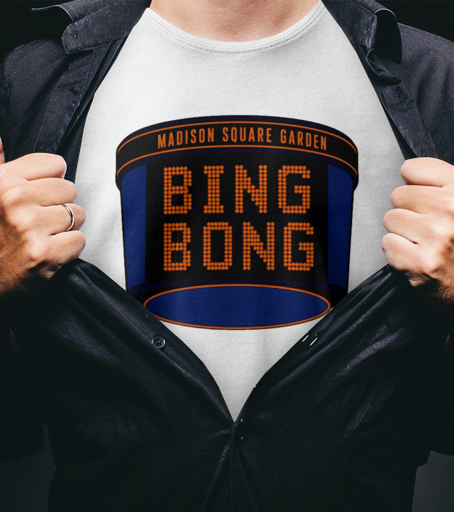 Bing Bong Madison Square Garden New York Knicks Basketball Phrase T-Shirt