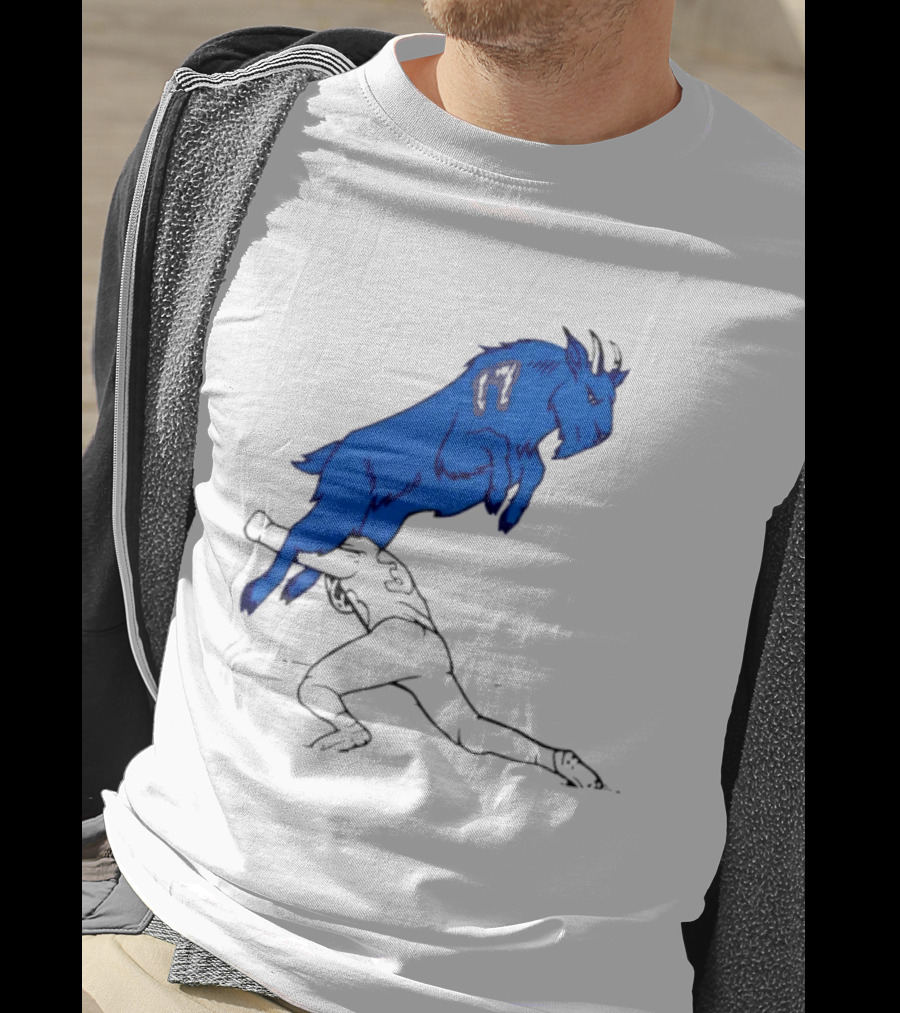 Buffalo Bills Jumping Goat Football T-Shirt