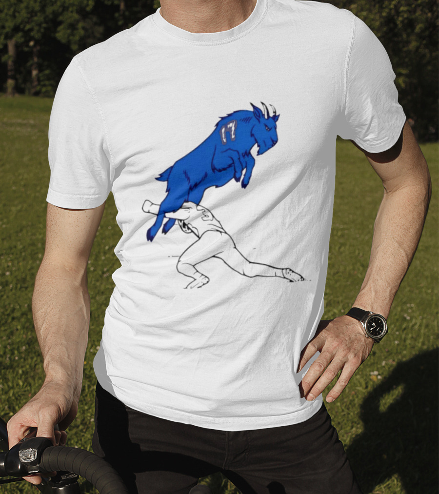 Buffalo Bills Jumping Goat Football T-Shirt