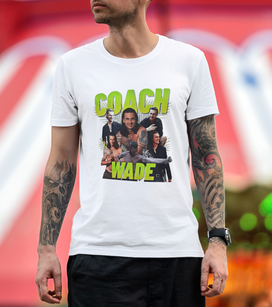Coach Wade Survivor Tattooed Icon Collage T-Shirt