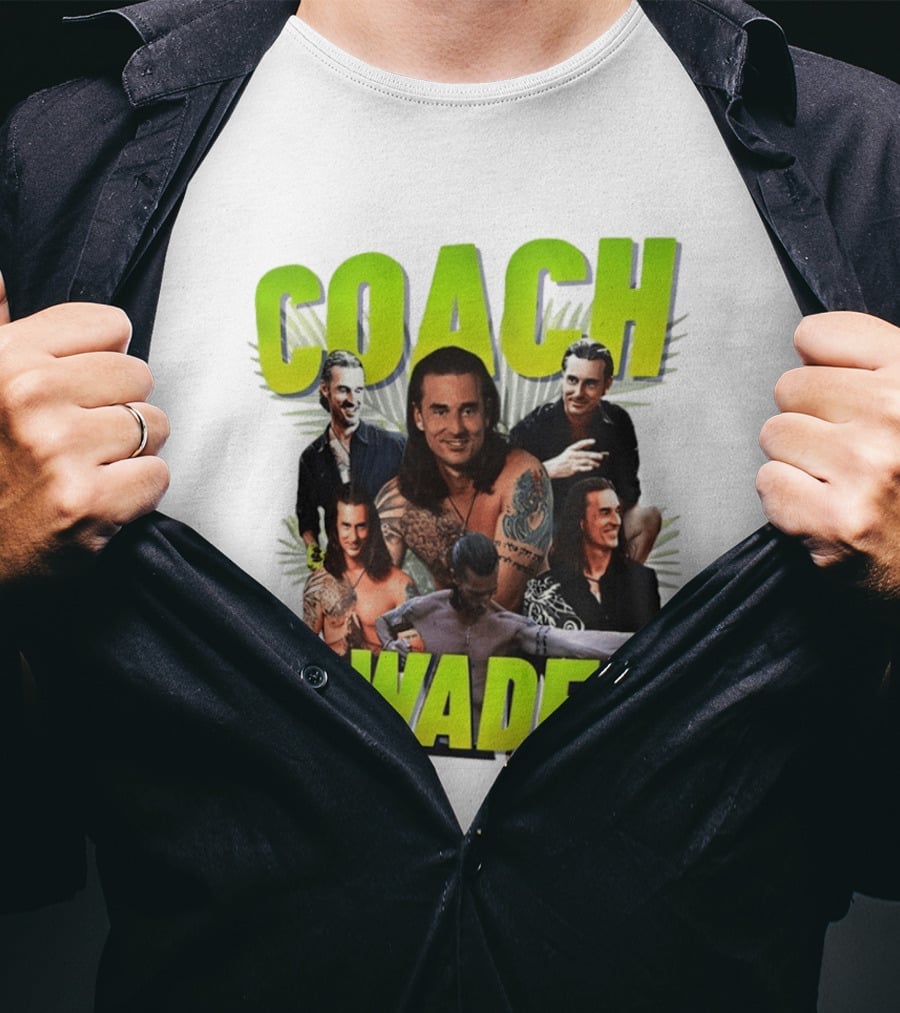 Coach Wade Survivor Tattooed Icon Collage T-Shirt