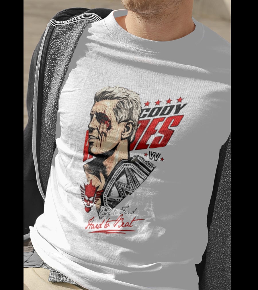 Cody Rhodes WWE Easy To Find Hard To Beat T-Shirt