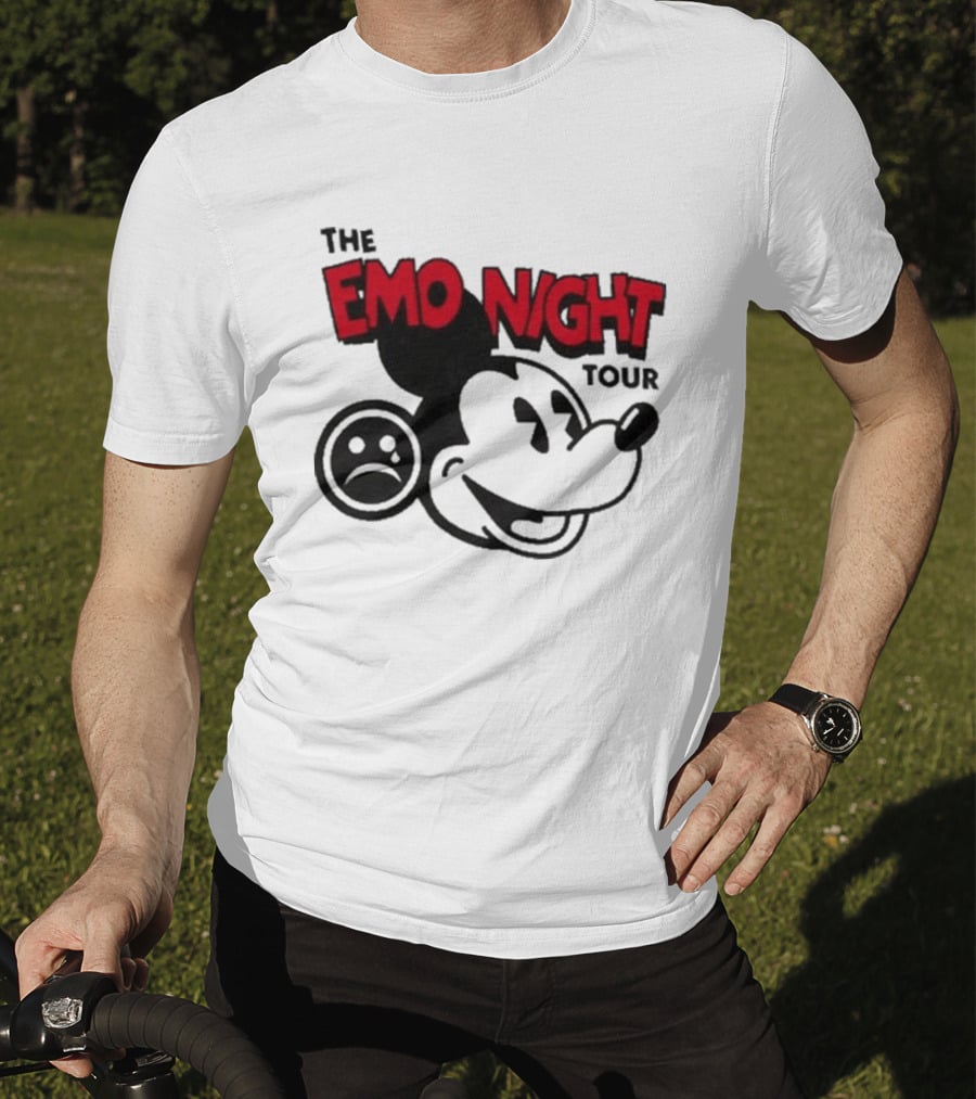 The Emo Night Tour Mouse Sad Face T-Shirt
