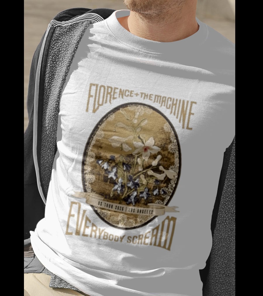 Florence + The Machine Everybody Scream US Tour 2026 Los Angeles T-Shirt