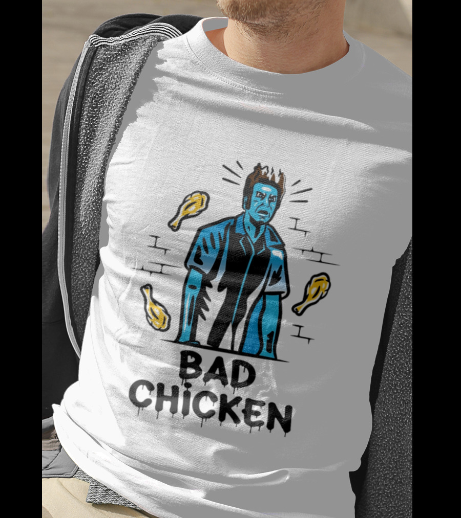 Kramer Bad Chicken Fried Ice Cream Character Bucket T-Shirt