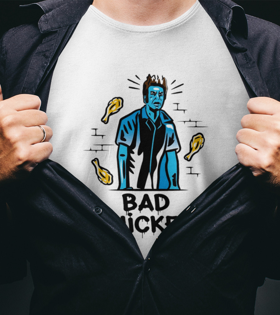Kramer Bad Chicken Fried Ice Cream Character Bucket T-Shirt