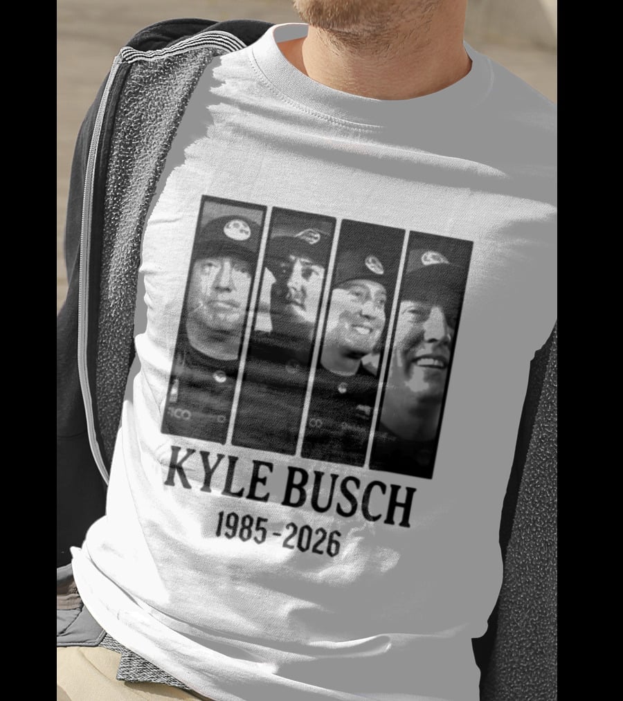 Kyle Busch 1985 2026 Racing Legend Commemoration T-Shirt