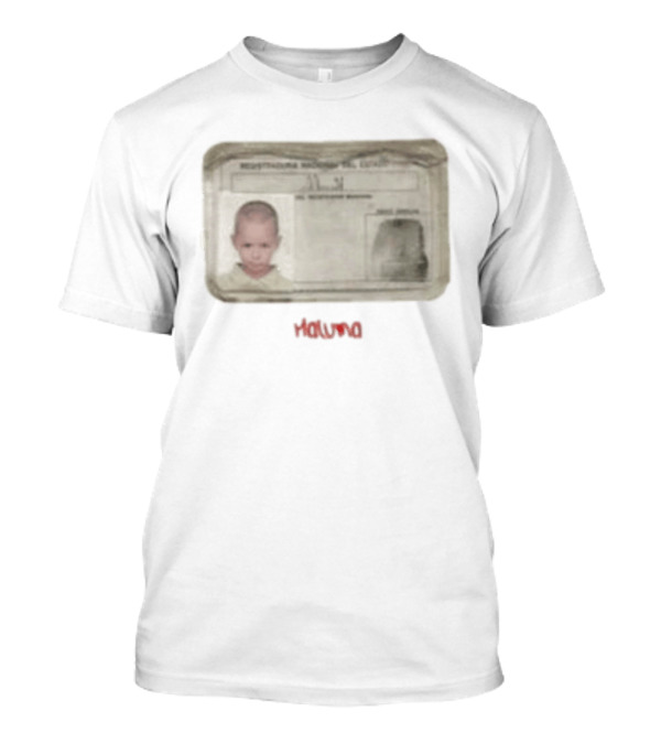 Maluma I.D. Card Rectangular Image Childhood Picture T-Shirt