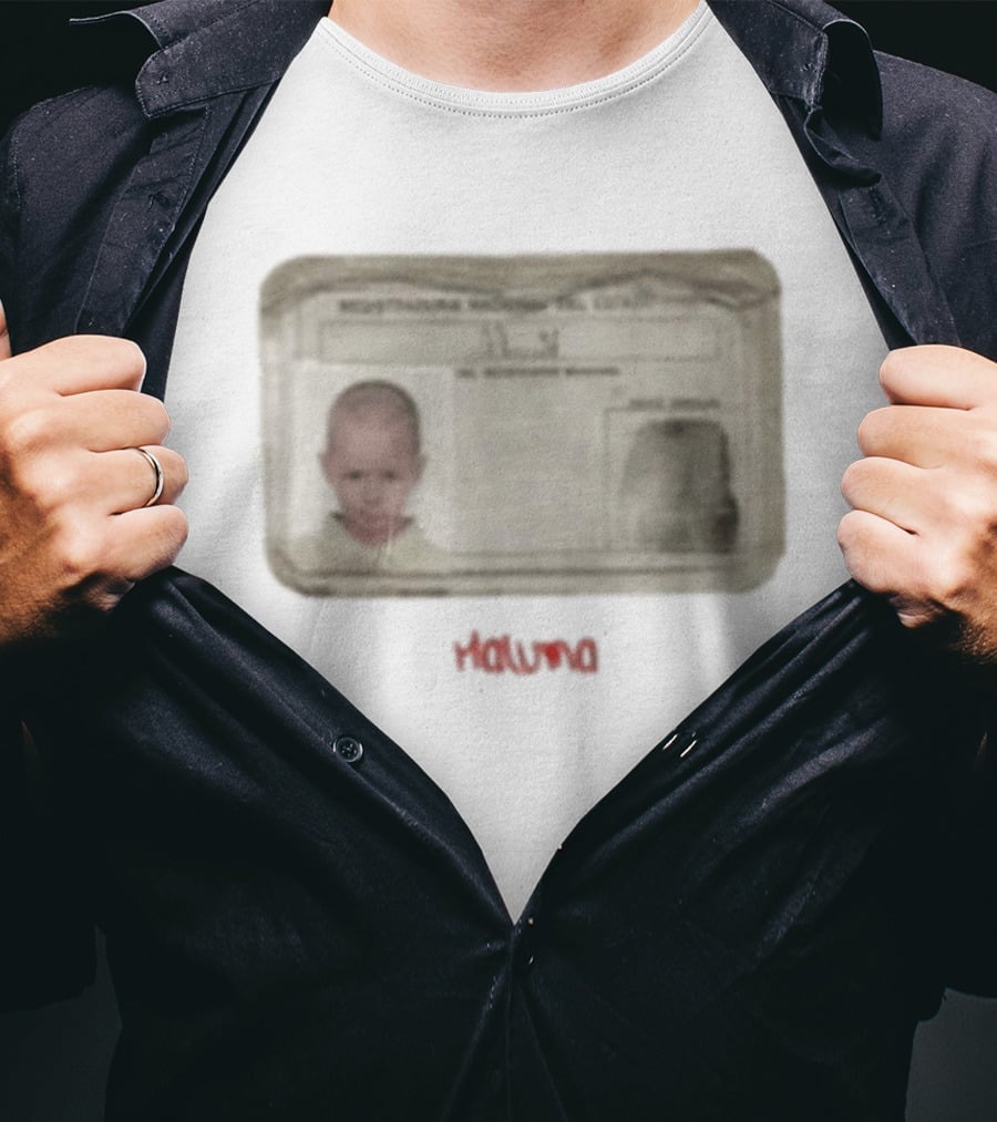 Maluma I.D. Card Rectangular Image Childhood Picture T-Shirt