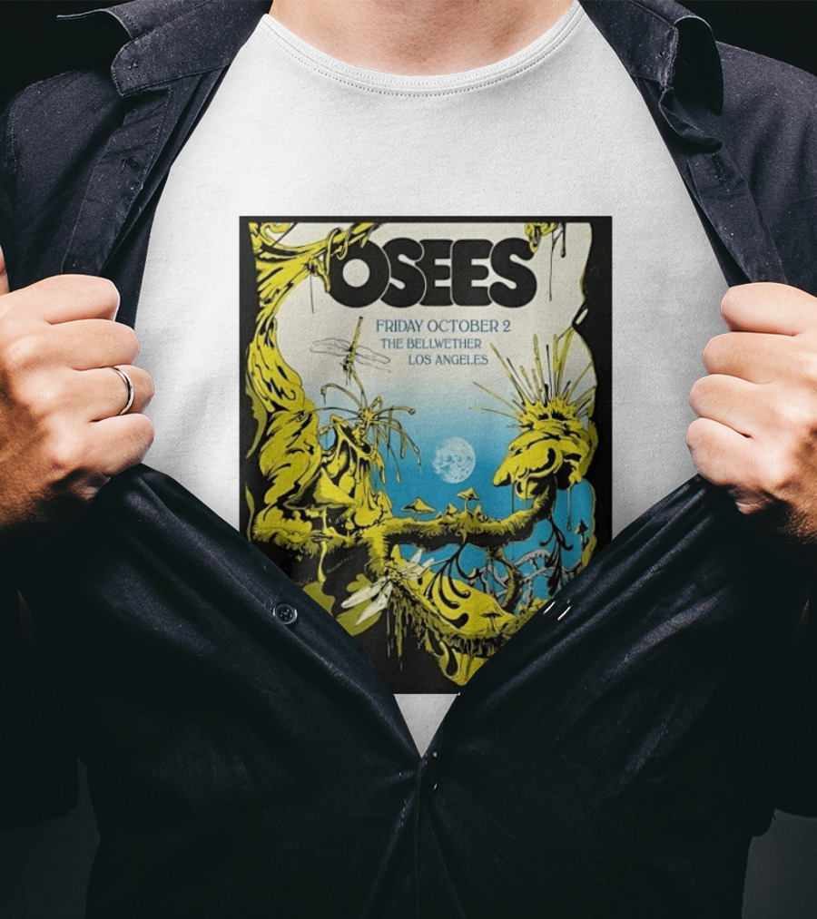 Osees Friday October 2 The Bellwether Los Angeles With Total Shutdown T-Shirt