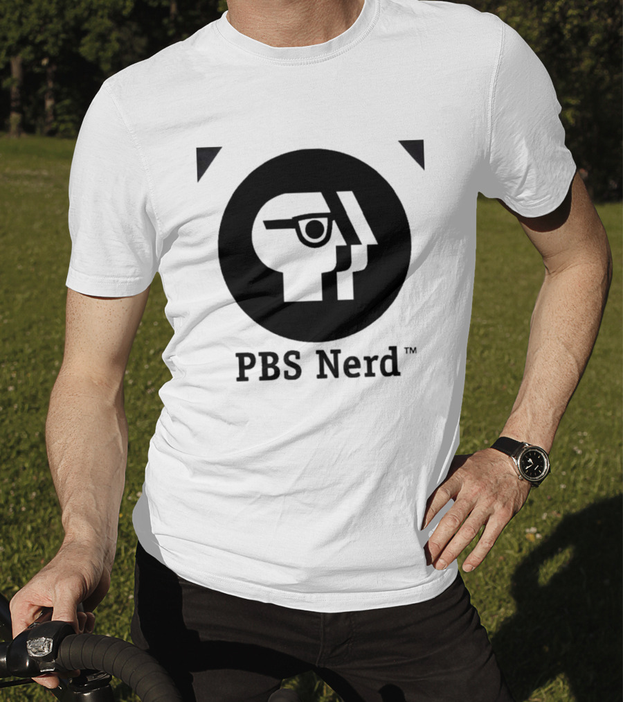 PBS Nerd Retro Minimalist Face T-Shirt