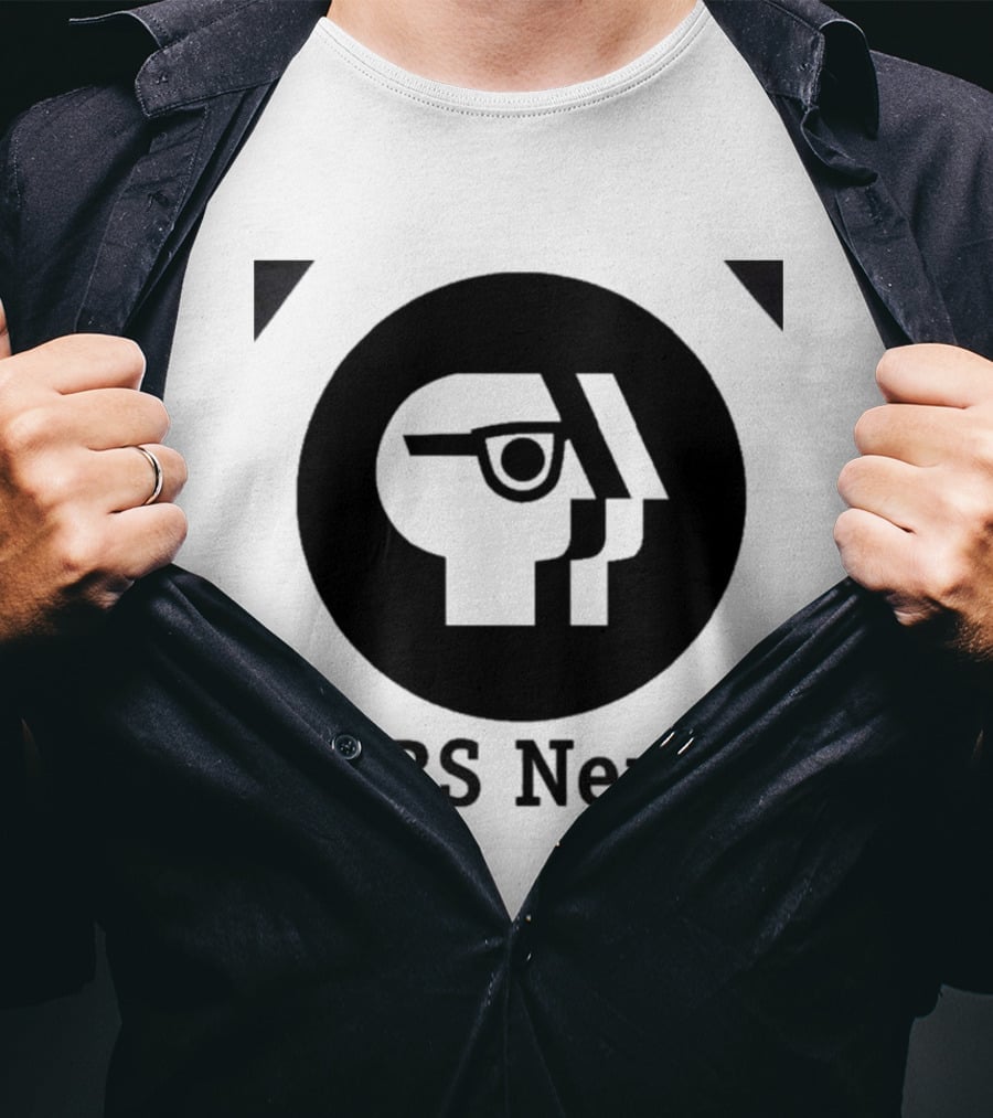 PBS Nerd Retro Minimalist Face T-Shirt