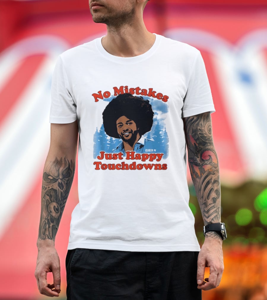 Rome Odunze No Mistakes Just Happy Little Touchdowns NFLPA T-Shirt