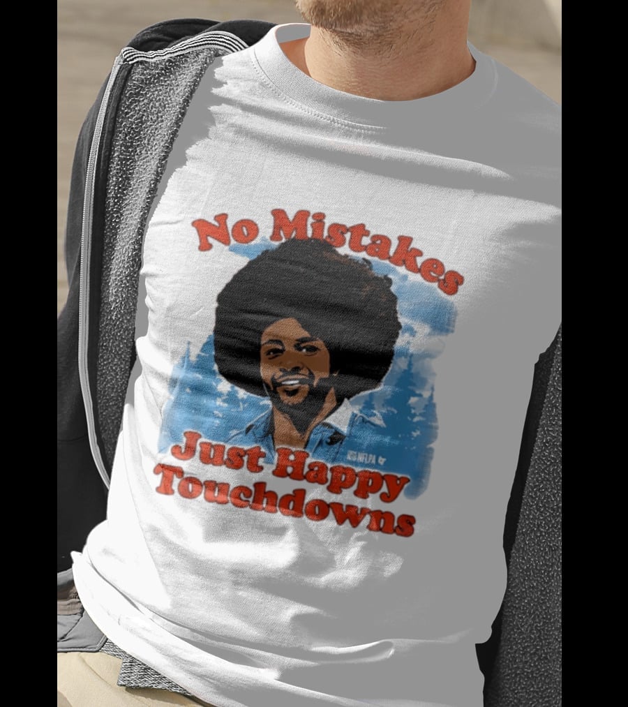 Rome Odunze No Mistakes Just Happy Little Touchdowns NFLPA T-Shirt