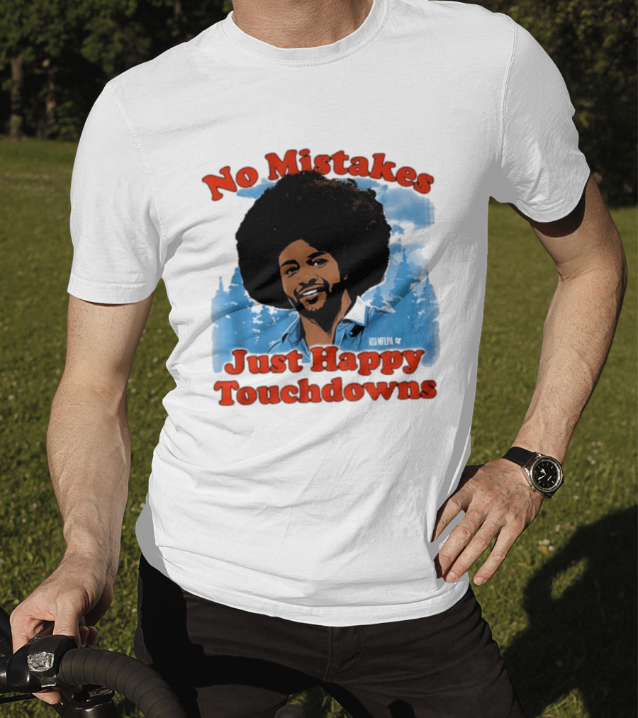 Rome Odunze No Mistakes Just Happy Little Touchdowns NFLPA T-Shirt