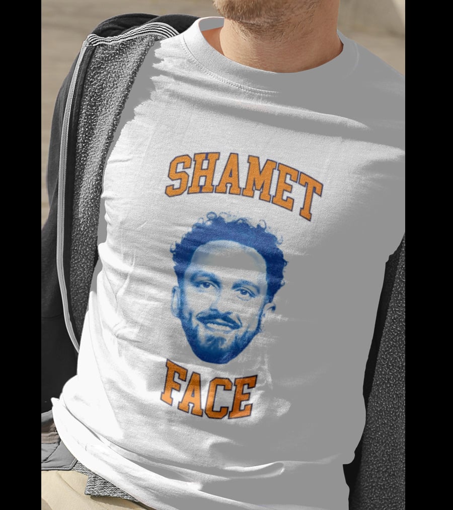 SHAMET FACE New York Knicks Timothée Chalamet T-Shirt