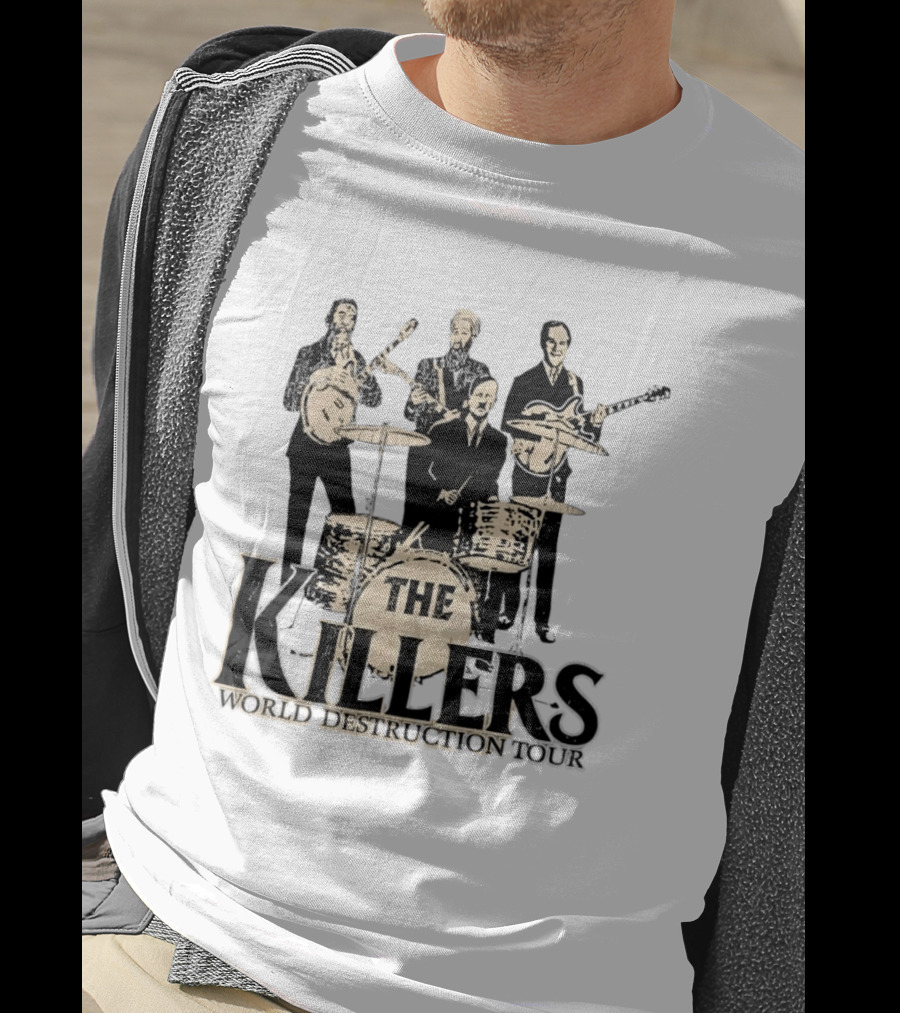 The Killers World Destruction Tour 2008 Band T-Shirt