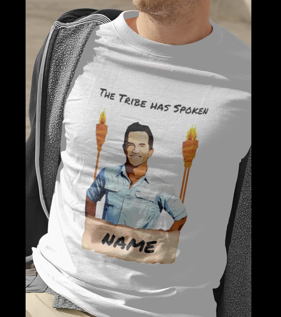 The Tribe Has Spoken Survivor Fire Torches Name T-Shirt
