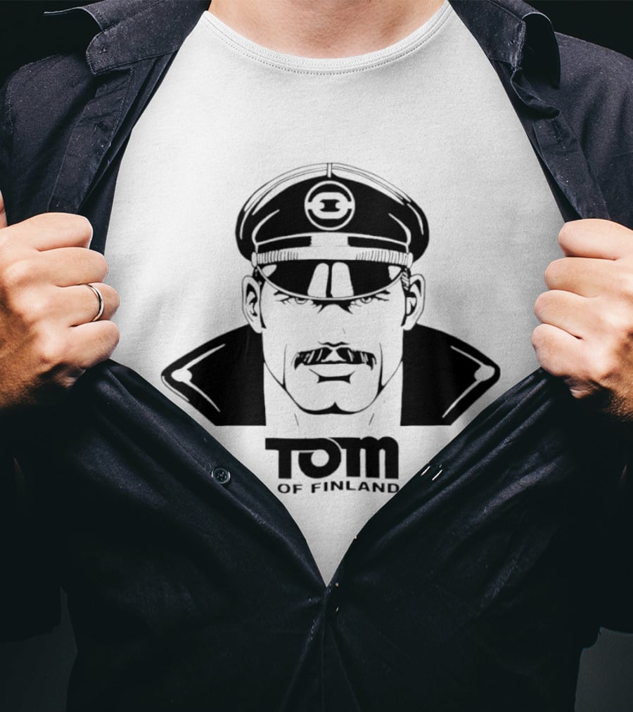 Tom Of Finland Leather Dude Gay Leathermen Queer LGBT T-Shirt