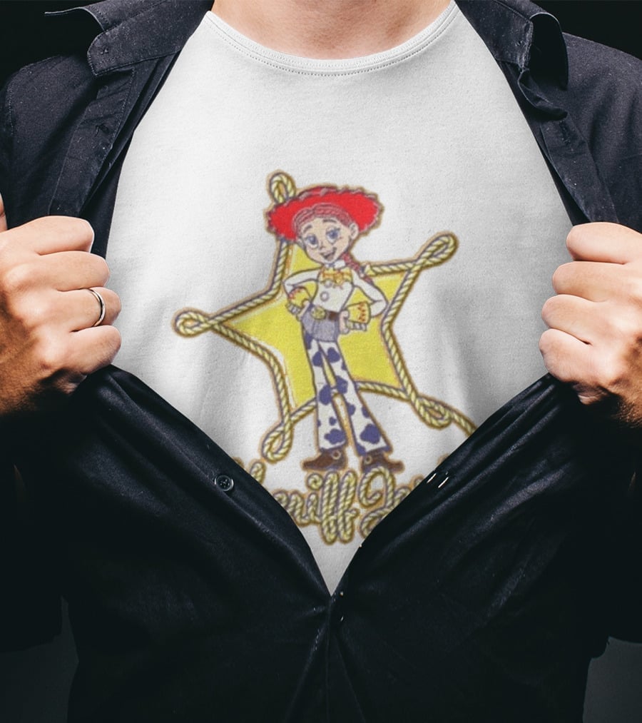 Sheriff Jessie Toy Story 5 Star Badge Rope Cowgirl T-Shirt