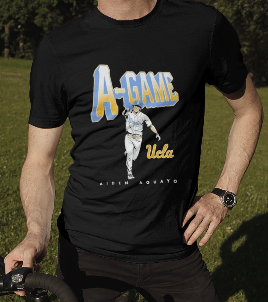 UCLA Bruins Baseball A Game Aiden Aguayo 2026 T-Shirt
