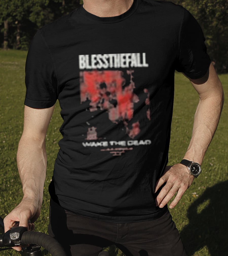 Blessthefall Cvlt Industries Wake The Dead Red Skull T-Shirt