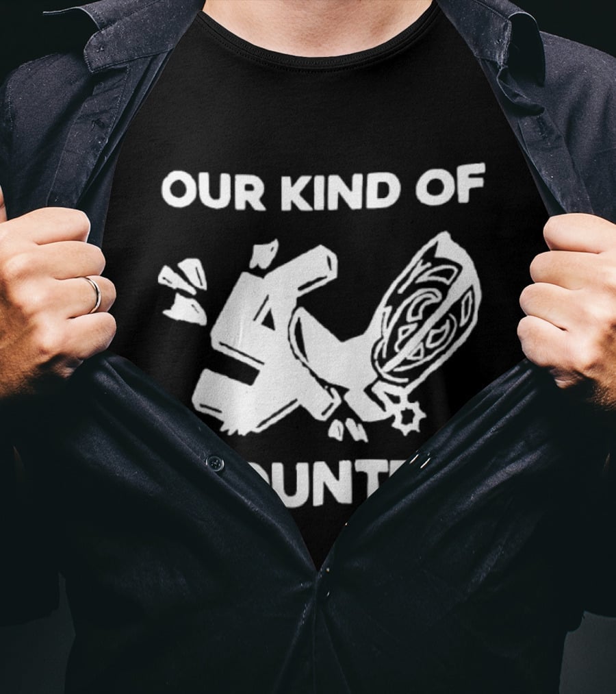 Our Kind Of Country Cowboy Boot Swastika T-Shirt