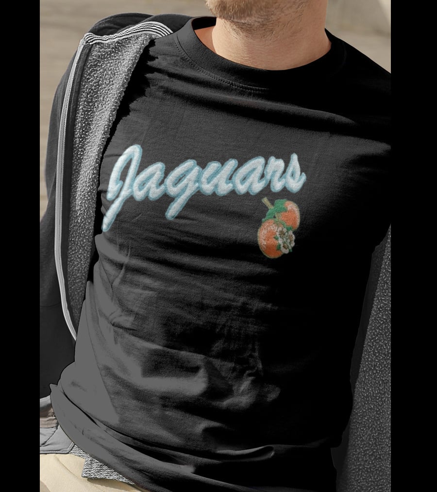 Jaguars X LAFAVRE Black Corduroy Hat Peaches Embroidery T-Shirt