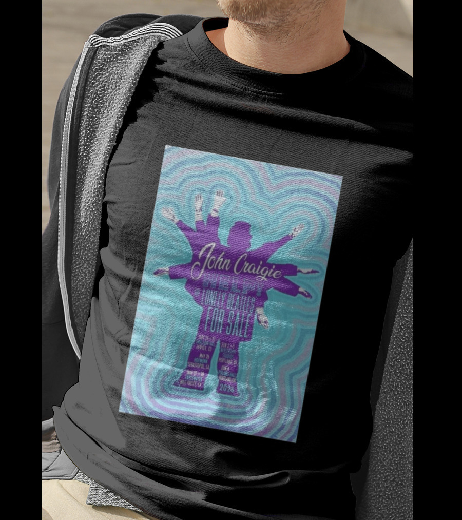 John Craigie Help The Lonely Beatles For Sale Hopmonk Sebastopol CA May 26 2026 T-Shirt
